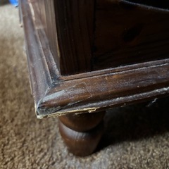 レトロ調のドレッサーの画像