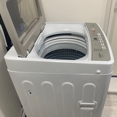 『1〜2人暮らし向け』AQUA洗濯機【無料】の画像