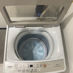 『1〜2人暮らし向け』AQUA洗濯機【無料】の画像