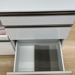 A-332　★ジモティ割引あり★【リユースのサカイ野々市店】　レンジ台　大川家具　Nモビット９０　90(幅)×45(奥行き)×83.5(高さ)cm ※クリーニング済みの画像