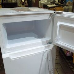 ヤマダセレクト 2ドア冷蔵庫 87L 2020年製 YRZ-C09H1 1ホワイト キッチン 家電 90L以下クラス 札幌市東区 新道東店の画像