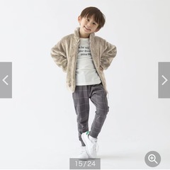 毛布に包まれるような温もりのフリースジャケットの画像