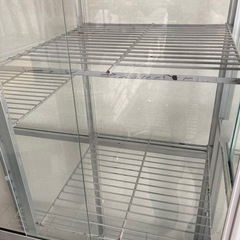 植物、爬虫類用　ピカ　ガラス温室　ヒーター、サーモスタッド付き　名古屋市西区引き取りの画像