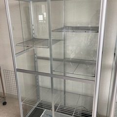 植物、爬虫類用　ピカ　ガラス温室　ヒーター、サーモスタッド付き　名古屋市西区引き取りの画像