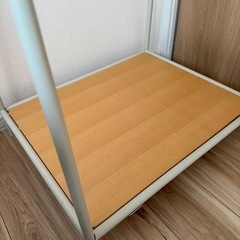 ハンガーラック★棚付の画像