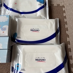 みずほ銀行ノベルティ　あおまる　ラップ　ウェットティッシュ　まとめ売りの画像