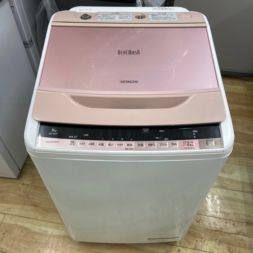 日立 8.0kg全自動洗濯機【リサイクルフカツ岡崎倉庫店】251011SM-35