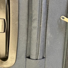 I 2510-253 ソフトキャリーケース ネイビー ※チャックが１つ壊れてます 汚れありの画像