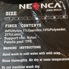 NEENCA 膝サポーター ニーパッド スポーツ　左右兼用 ピンク XLの画像