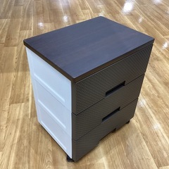 プラチェスト（キャスター付き）【町田市再生家具】　252013の画像