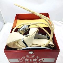 【❗️✨昭和レトロ✨❗️】防災緩降機 ORIRO製✨避難器具🚒松本機工製✨1人用 最大100kg ビンテージ赤箱付きの画像