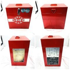 【❗️✨昭和レトロ✨❗️】防災緩降機 ORIRO製✨避難器具🚒松本機工製✨1人用 最大100kg ビンテージ赤箱付きの画像