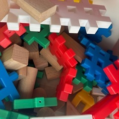 子どもおもちゃブロックセット の画像