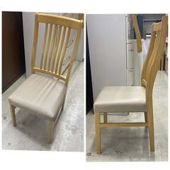 ニトリ　4人用　ダイニングセット　机：幅135×奥80×高70cm　 椅子：幅42×奥42×高96cm　リサイクルショップ　朝霞市　ケイラック朝霞田島店　志木市　和光市　GM425の画像