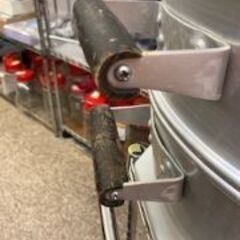 ID:140454　蒸器（丸）２段３８ｃｍ　※持ち手キズの画像