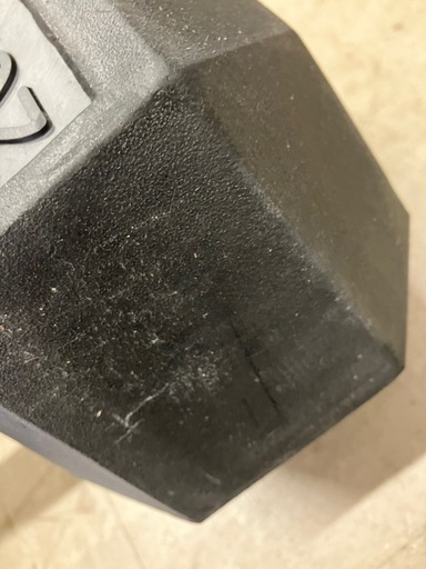 ☆値下げ☆　A2510-254 ヘキサゴンダンベル ヘックスバー ダンベル 20kg×2 バラ売り不可 キズ 汚れあり