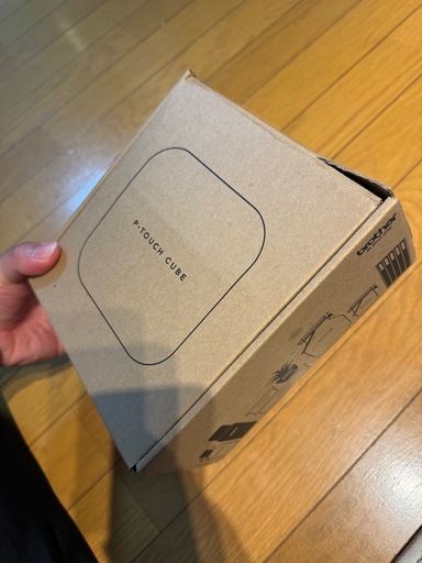 ピータッチキューブ　ラベルプリンター　PT-P300BT 純正アダプタ付き　美品動作確認済み