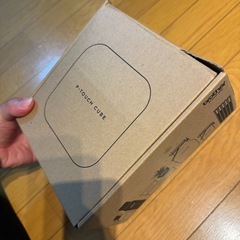 ピータッチキューブ　ラベルプリンター　PT-P300BT 純正アダプタ付き　美品動作確認済みの画像