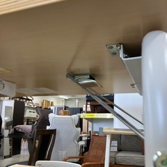 無印良品折りたたみテーブルスチールパイプテーブルナチュラル【トレファク堺福田店】の画像