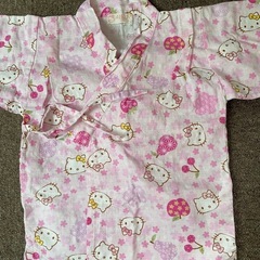 110cmハローキティ 甚平 サイズの画像