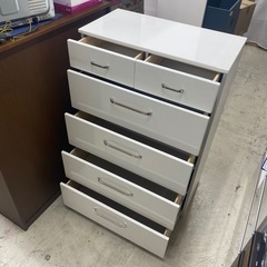 タンス　5段　引き出し　チェスト 衣類収納  幅80×奥41×高123cm　リサイクルショップ　朝霞市　ケイラック朝霞田島店　志木市　和光市　GM426の画像