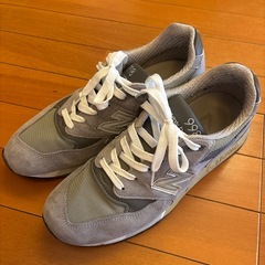 New Balance 998 グレー スニーカー　US10の画像
