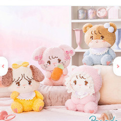新作タグ付 mikkoふわふわBABYぬいぐるみの画像
