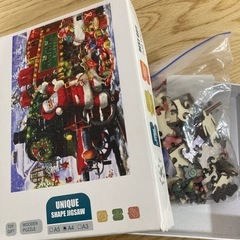 木製パズルの画像