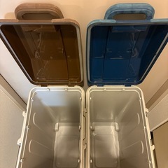 ニトリ　ダストボックス　ゴミ箱　屋外用　35L 2個の画像