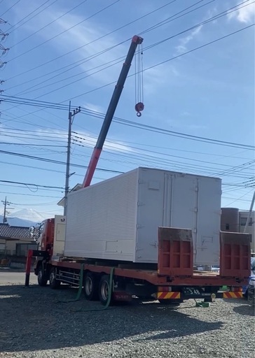 【購入者決定済み　ケンテック様】　白コンテナ　かなり綺麗です