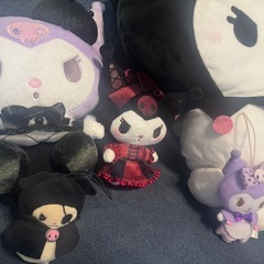 クロミちゃん　ぬいぐるみセットの画像