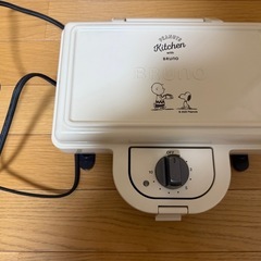 BRUNO ホットサンドメーカー スヌーピー エクリュ ブルーノ ダブルサイズの画像