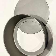 ケーキ型18cm クッキー型　ふるい　フルーツポンチ切り抜き　　　　　の画像