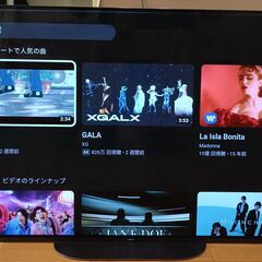 無料配送 美品 2020年 SONYBRAVIA  55V型 KJ-55A9G 4K有機ELTV HDR10 Youtube NETFLIX 多機能音声リモコンの画像