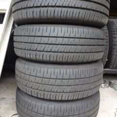 ダンロップエナセーブEC204バリ山185/55R15 PCD100 4穴アルミホイール付４本セットの画像
