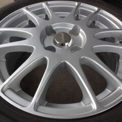 ダンロップエナセーブEC204バリ山185/55R15 PCD100 4穴アルミホイール付４本セットの画像