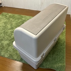 【リユース☆エコちょっぷ】リッチェル　屋外ストッカー　ゴミ箱の画像