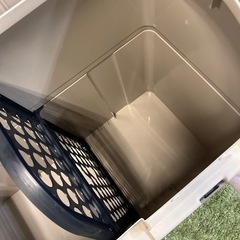 【リユース☆エコちょっぷ】リッチェル　屋外ストッカー　ゴミ箱の画像