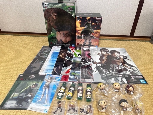 一番くじ 進撃の巨人 ～獣の巨人は俺が仕留める～A賞B賞C賞D賞