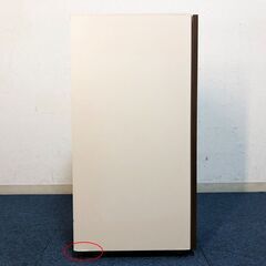LIXIL キャビネット 木目調ダークブラウン/アイボーリー 収納棚 可動式棚板1枚・底面アジャスター付き DIY棚完成品　未使用・傷物・アウトレットの画像