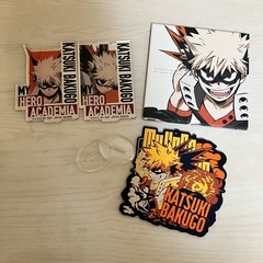 【UA展袋付】アクスタキャンパスヒロアカ一番くじ制服爆豪勝己フィギュアまとめ売りの画像