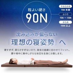 普段使っているマットレスに追加で！の画像
