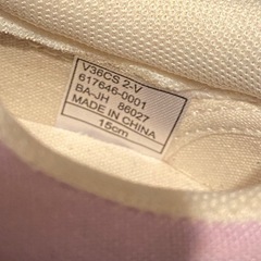 VANSスニーカー 15cm 17cmの画像