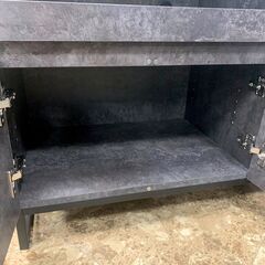 Liora/リオラ RASIK キッチンカウンター ストーングレー 90cm幅 収納棚 食器棚 札幌 東区の画像