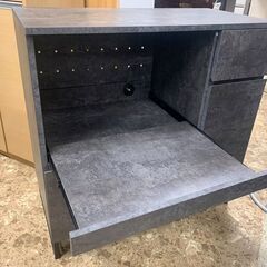 Liora/リオラ RASIK キッチンカウンター ストーングレー 90cm幅 収納棚 食器棚 札幌 東区の画像