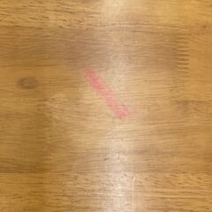 A-334　★ジモティ割引あり★【リユースのサカイ野々市店】　ダイニングテーブル  木製  ナチュラル　78(幅)×88(奥行き)×70(高さ)cm ※クリーニング済みの画像