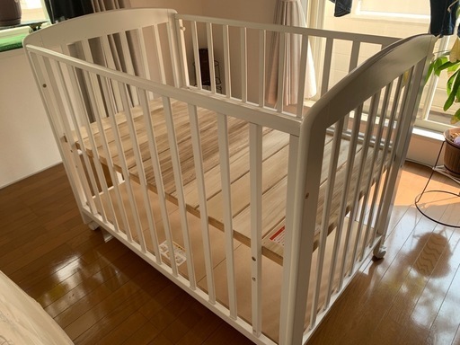 KATOJI ベビーベッド 説明書付き】／24ヶ月まで使用可／安全・清潔