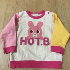 ミキハウス　ホットビスケッツ　90cm　トレーナーとパンツの画像