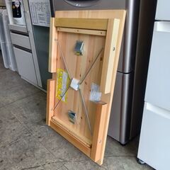 無印良品　パイン材　折りたたみローテーブルの画像