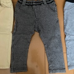 80サイズ冬ズボン３本セットの画像